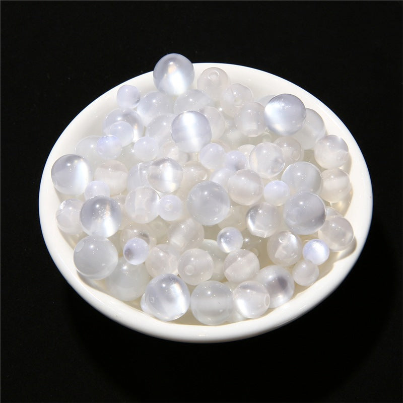 Al por mayor de 50 piezas/paquete de cuentas de resina de ópalo de 6/8/mm Apertura 1.5 mm